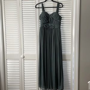 Birdy Gray Elyse Bridesmaid Dress color seaglass